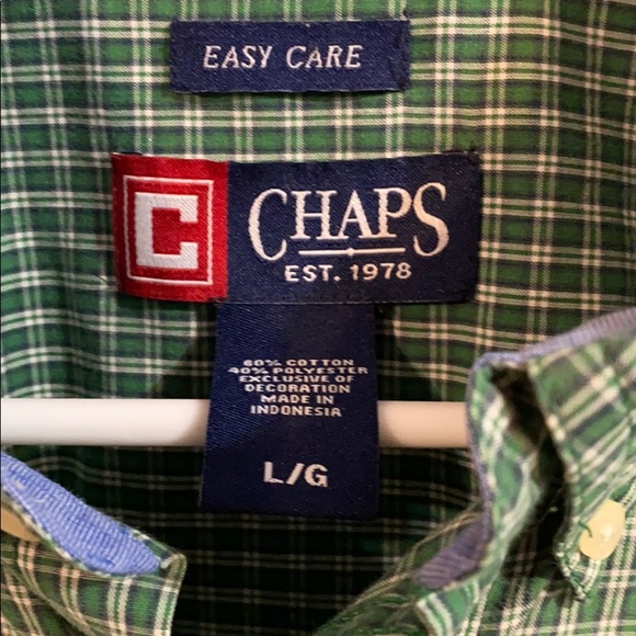 Men’s Chaps easy care shirt - Picture 3 of 3